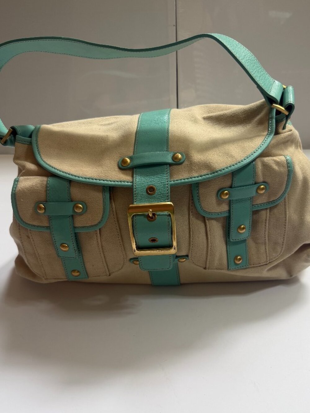Wilsons Leather and Canvas Bag